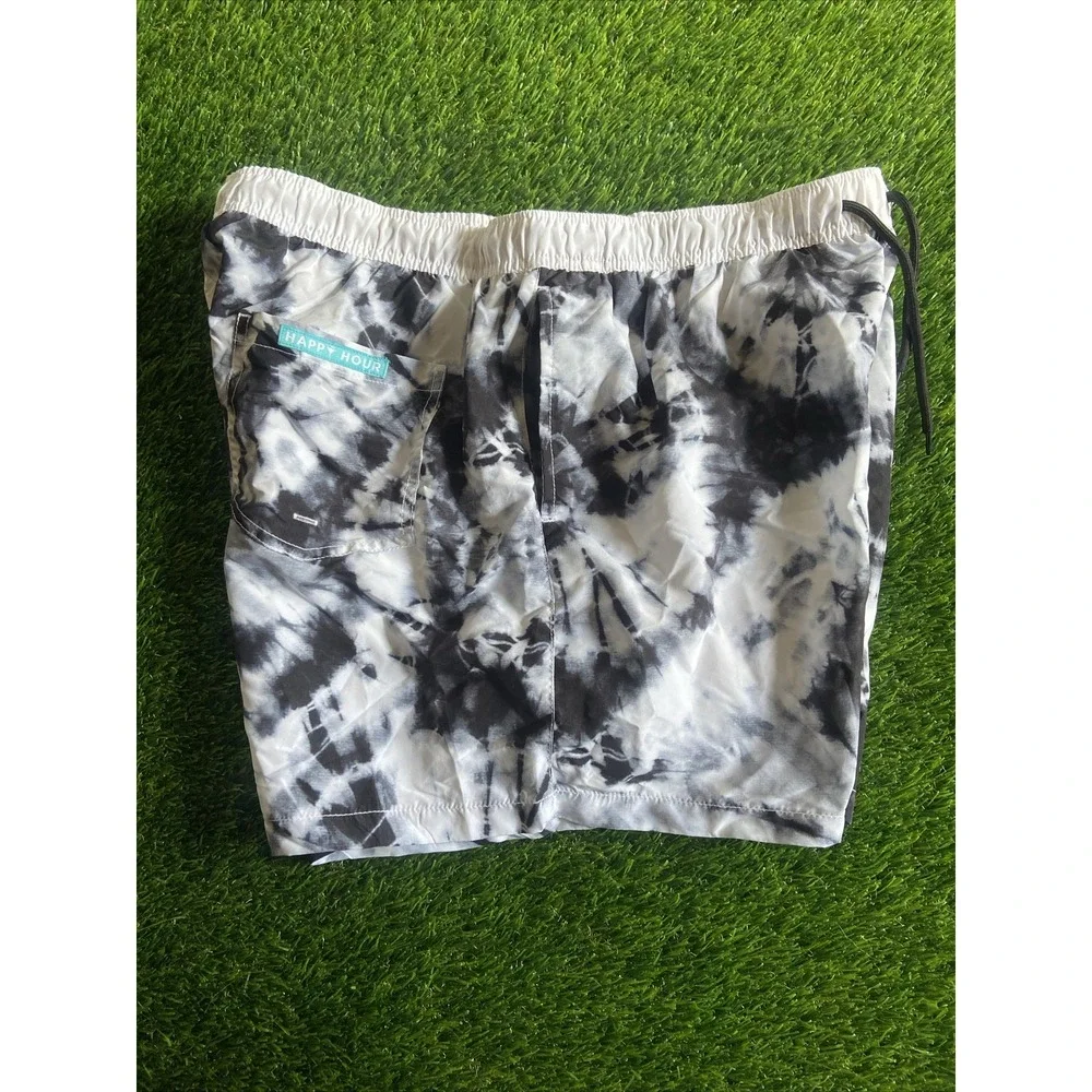 Happy Hour Men's Tie-Dye Board Short Swim Trunk Size XXL EUC
